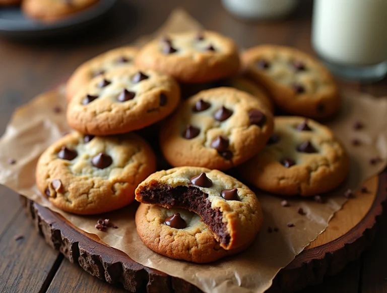 Galletas con chispas de chocolate