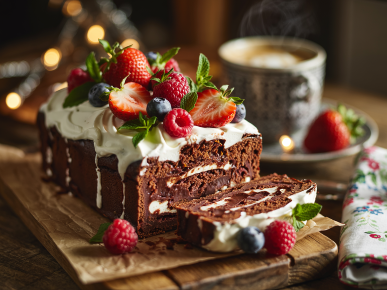 panque de chocolate