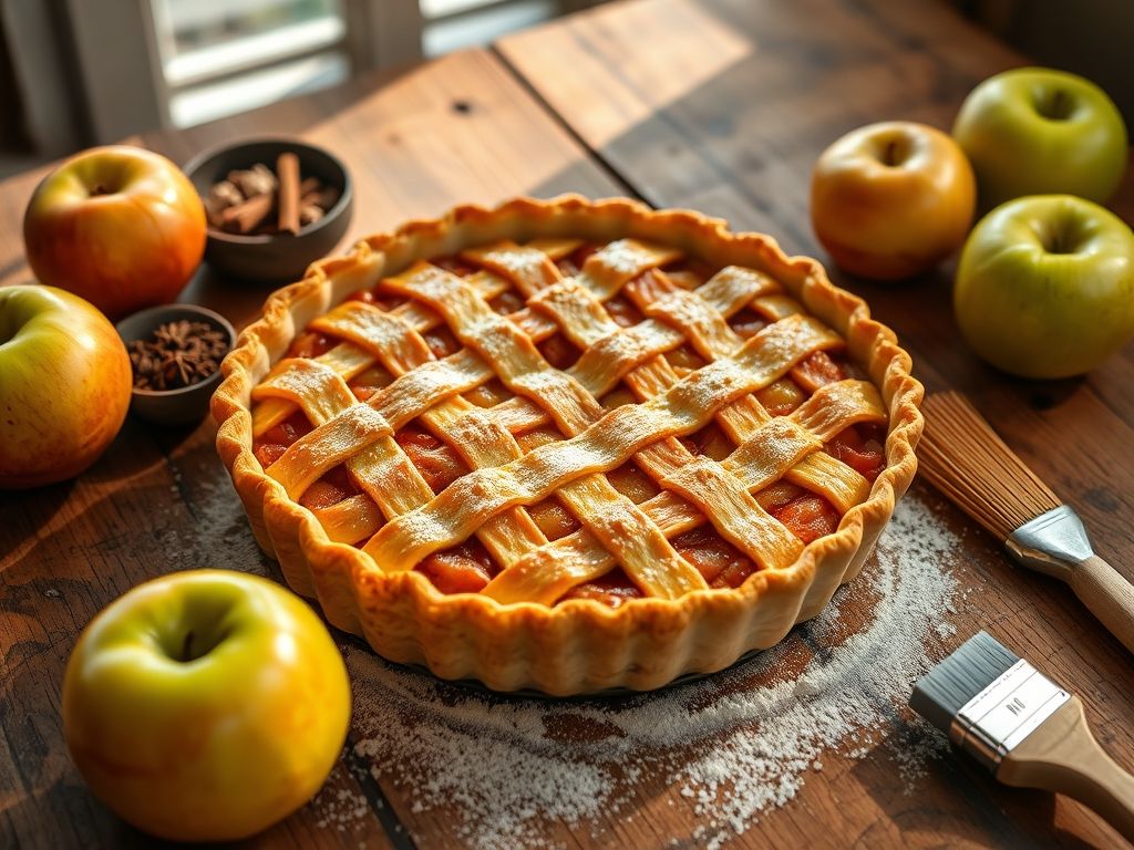 pie de manzana